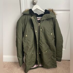 Jcrew Olive Green Parka